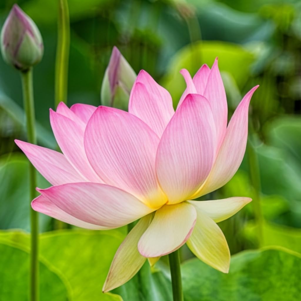 Amulya Farms Lotus Flower Seeds for Home Garden Pack of 20, 100% IMPORTED Japanese Mix Colour, Original Rainbow Seeds for Plant in Water, Summer Plants for Gardening | Live Indoor Plants